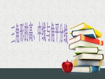 11.1.2三角形的高、中线与角平分线