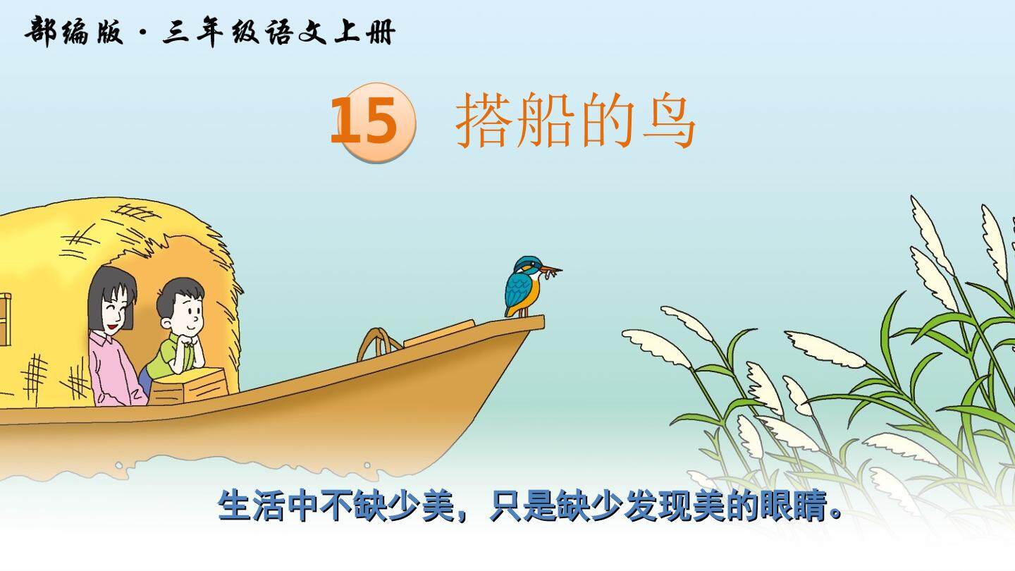 搭船的鸟
