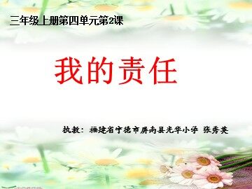 我的责任ppt
