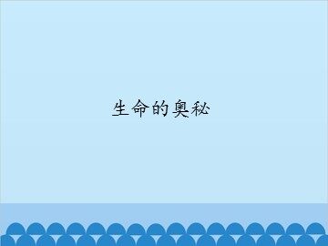 生命的奥秘_课件1