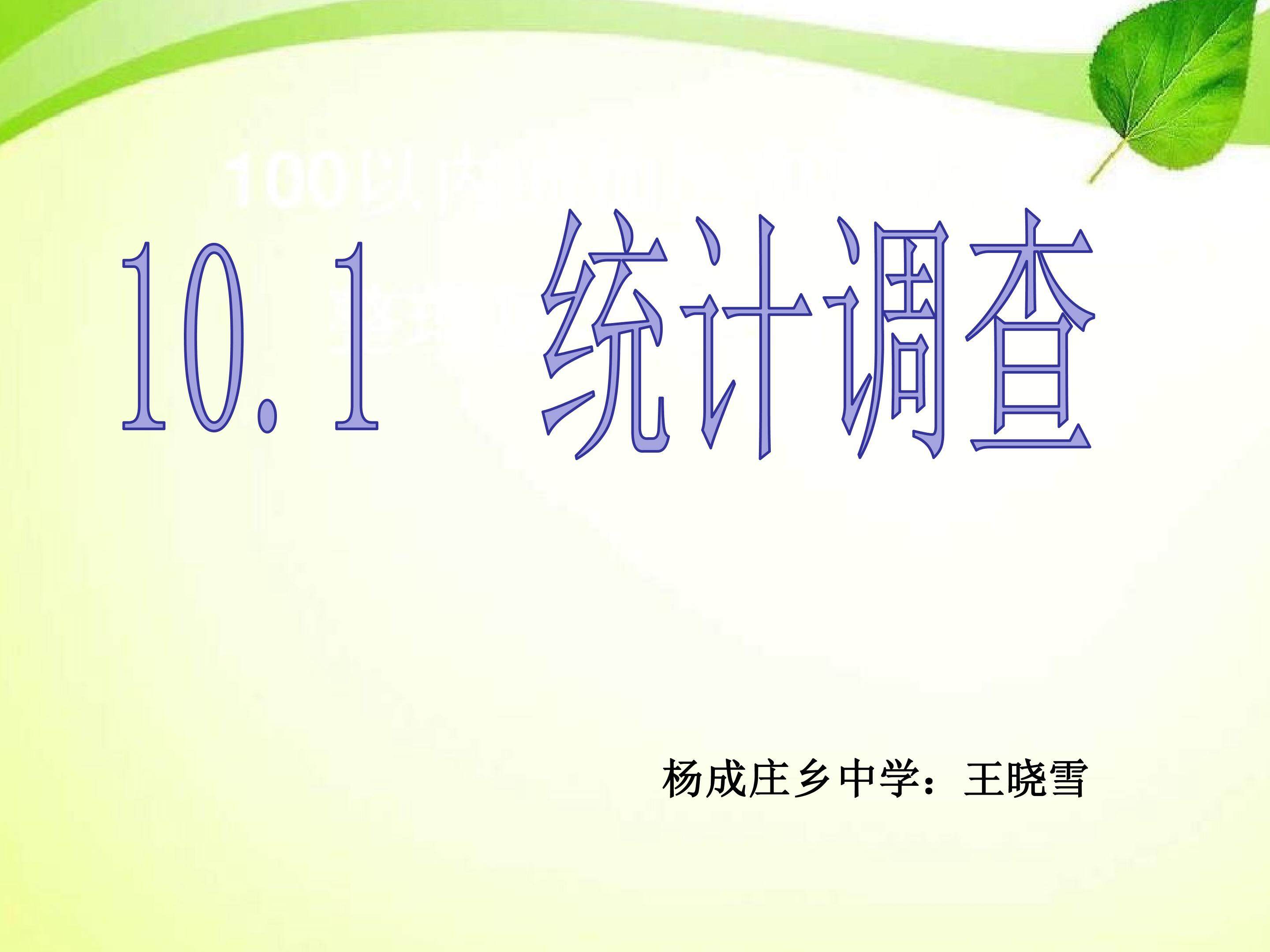 统计调查