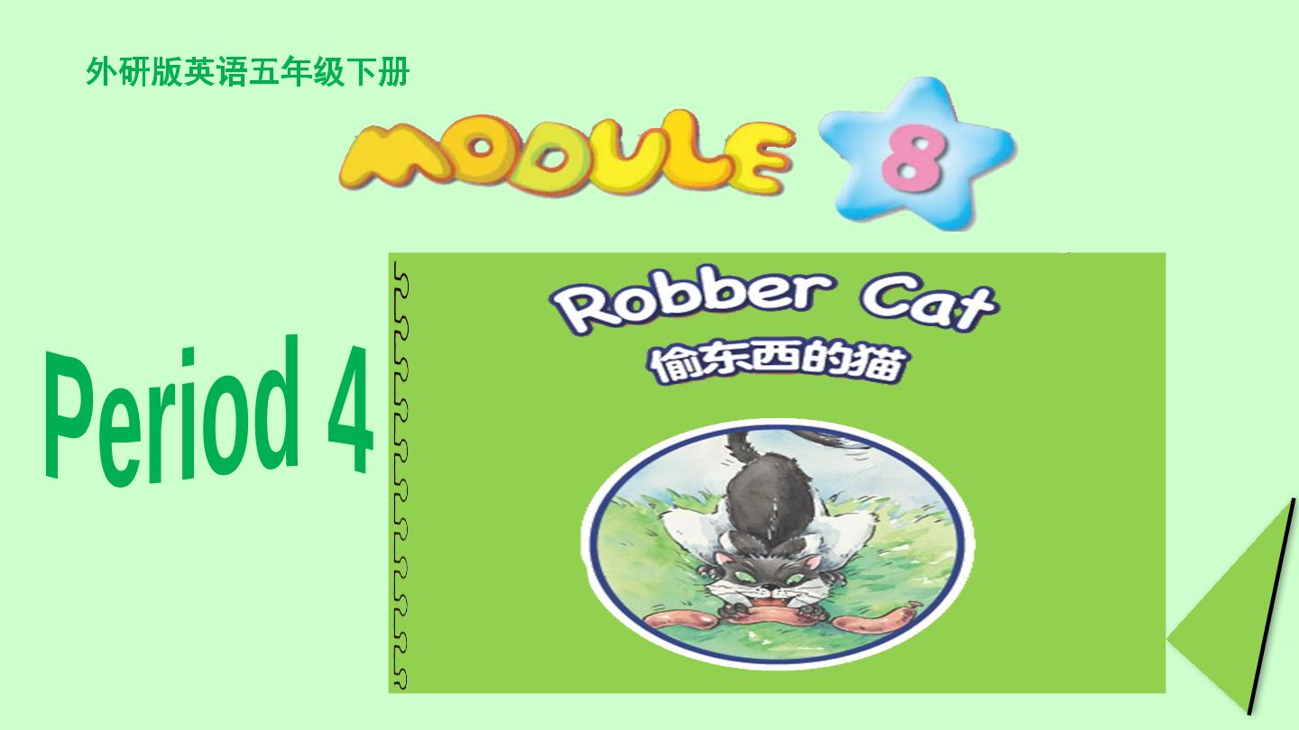 【茂名】绘本Robber Cat 偷东西的猫(第四课时)