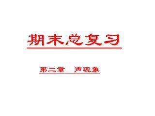 【★★】8年级物理人教版上册课件《第二章 声现象》单元复习(共34张PPT)