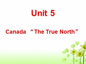 Unit 5 Canada - 