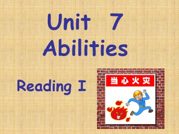 Unit 7 Abilities_课件1