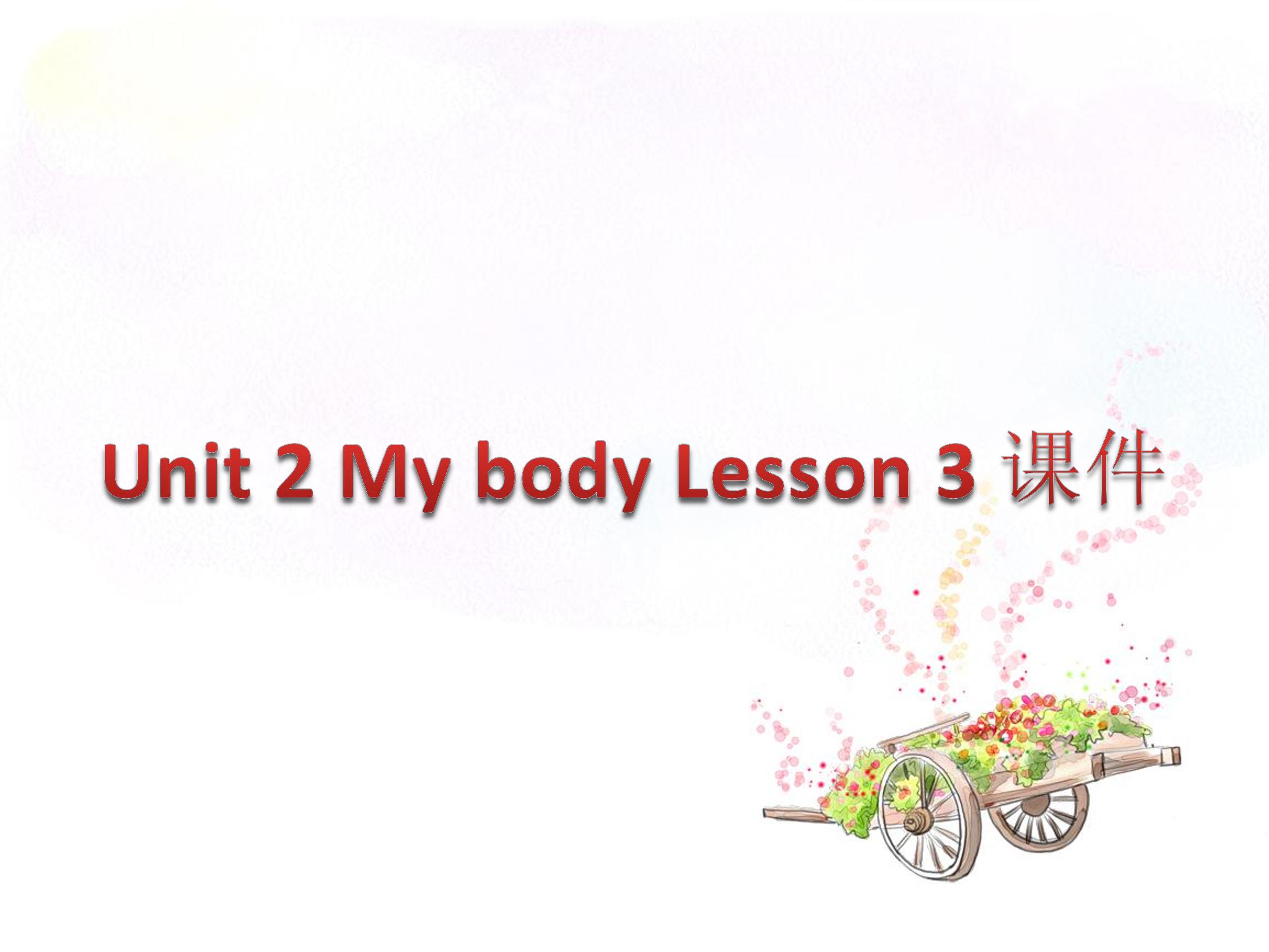 【课件】三年级上册英语人教版新起点Unit 2《My body》（Lesson 3）02