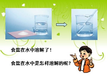 2.物质在水中是怎样溶解的