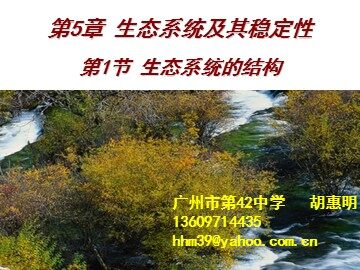 生物高中必修3第五章第一节课件23