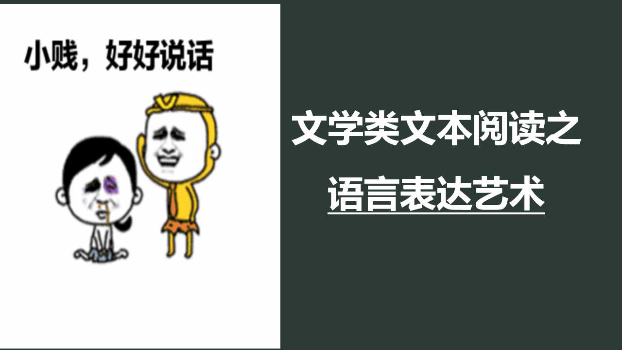 文学类文本阅读之小说