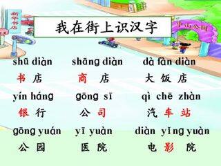 我在街上识汉字_课件1