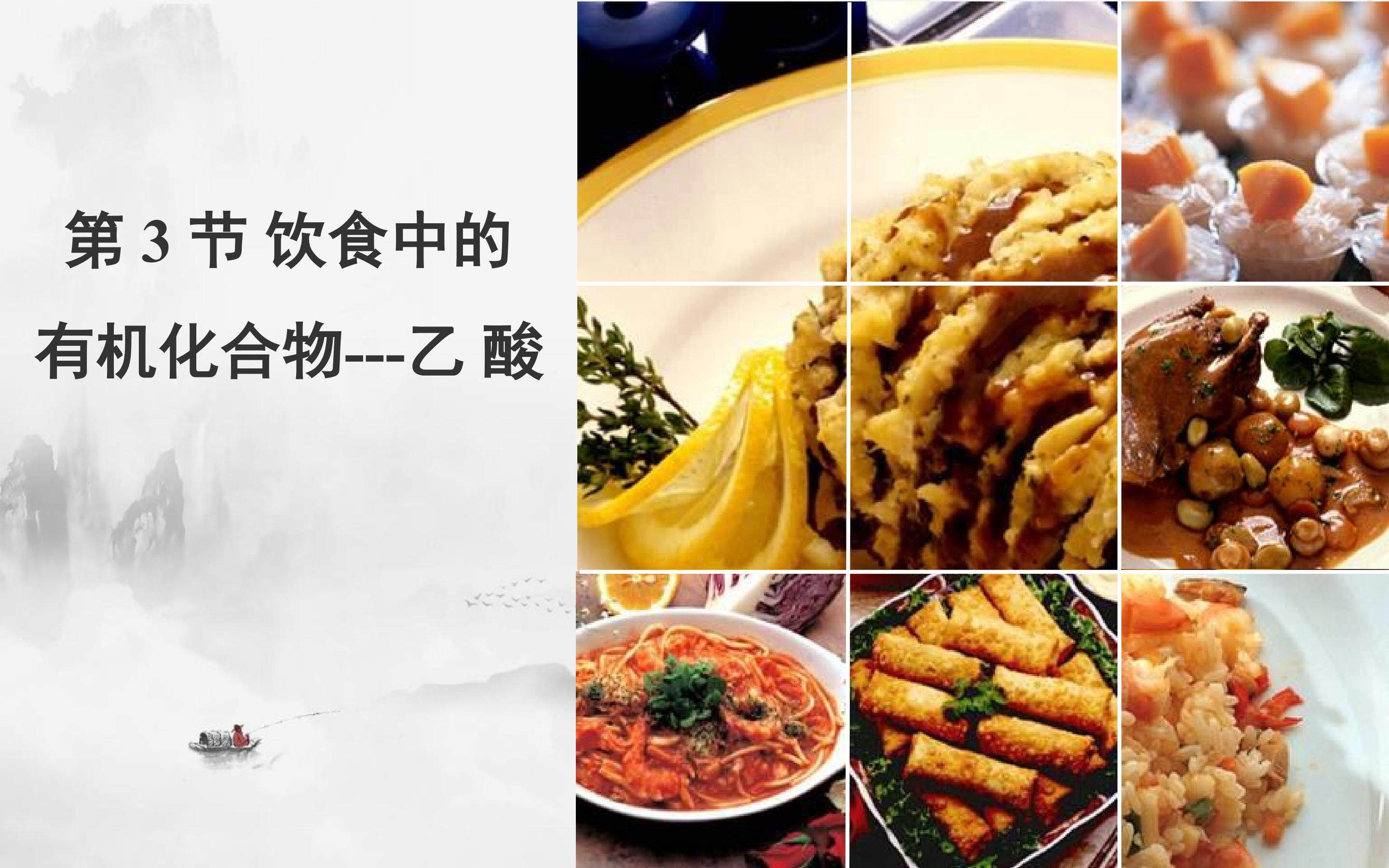 第3节饮食中的有机化合物-乙酸