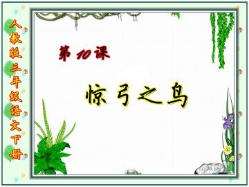 10 惊弓之鸟