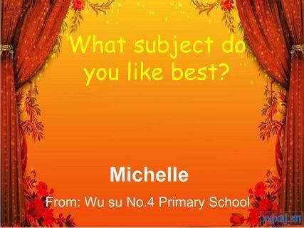 what subject do you like best?