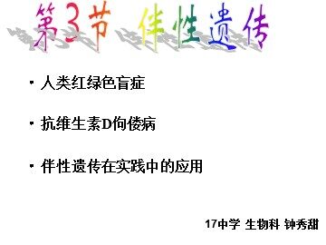 生物高中必修2第二章第三节课件7