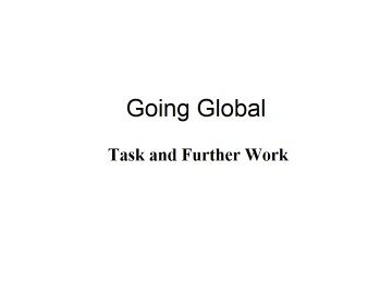 Task and Further Work_课件1