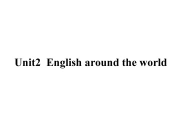 English around the world_课件15