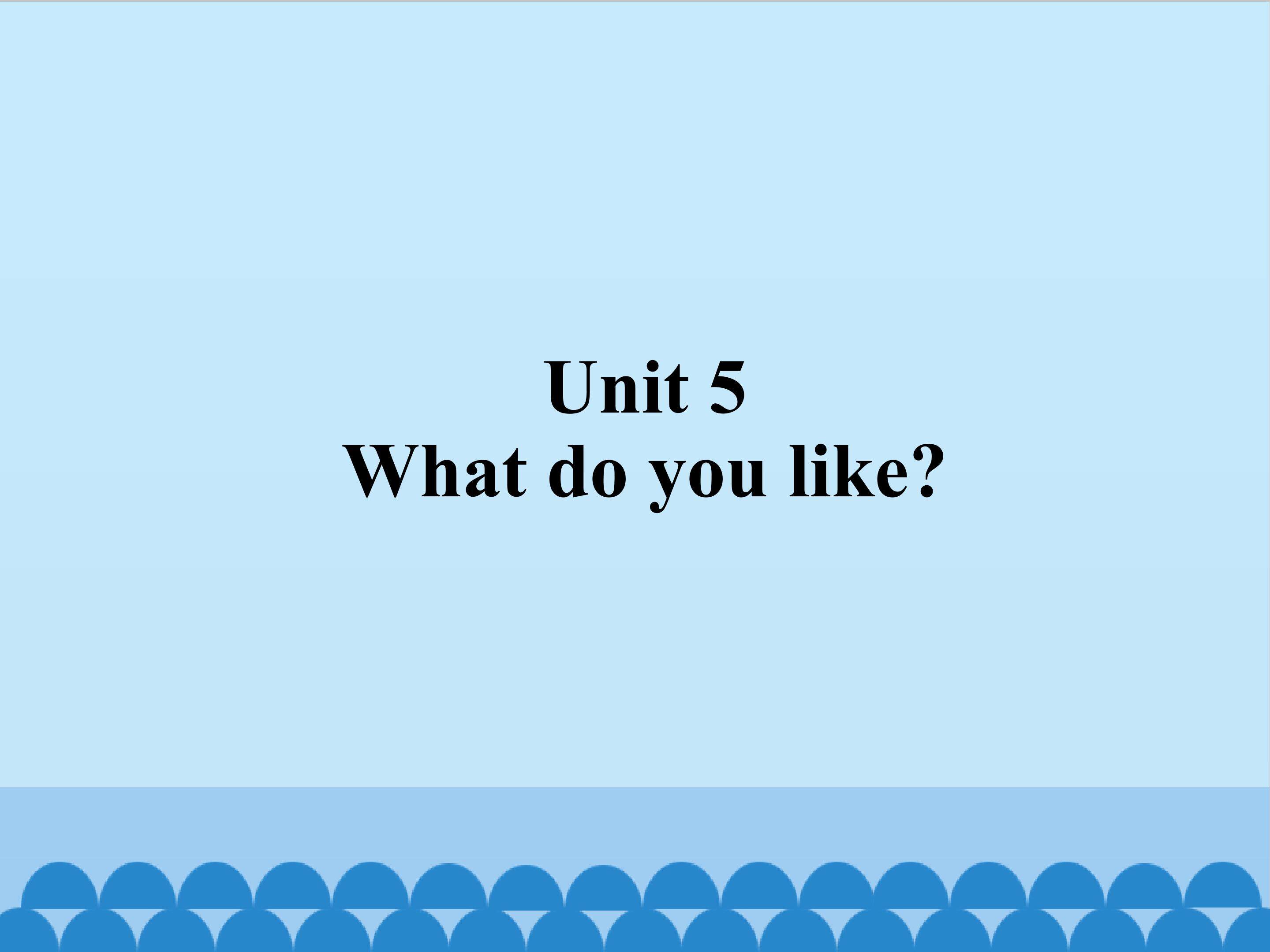 What do you like_课件1