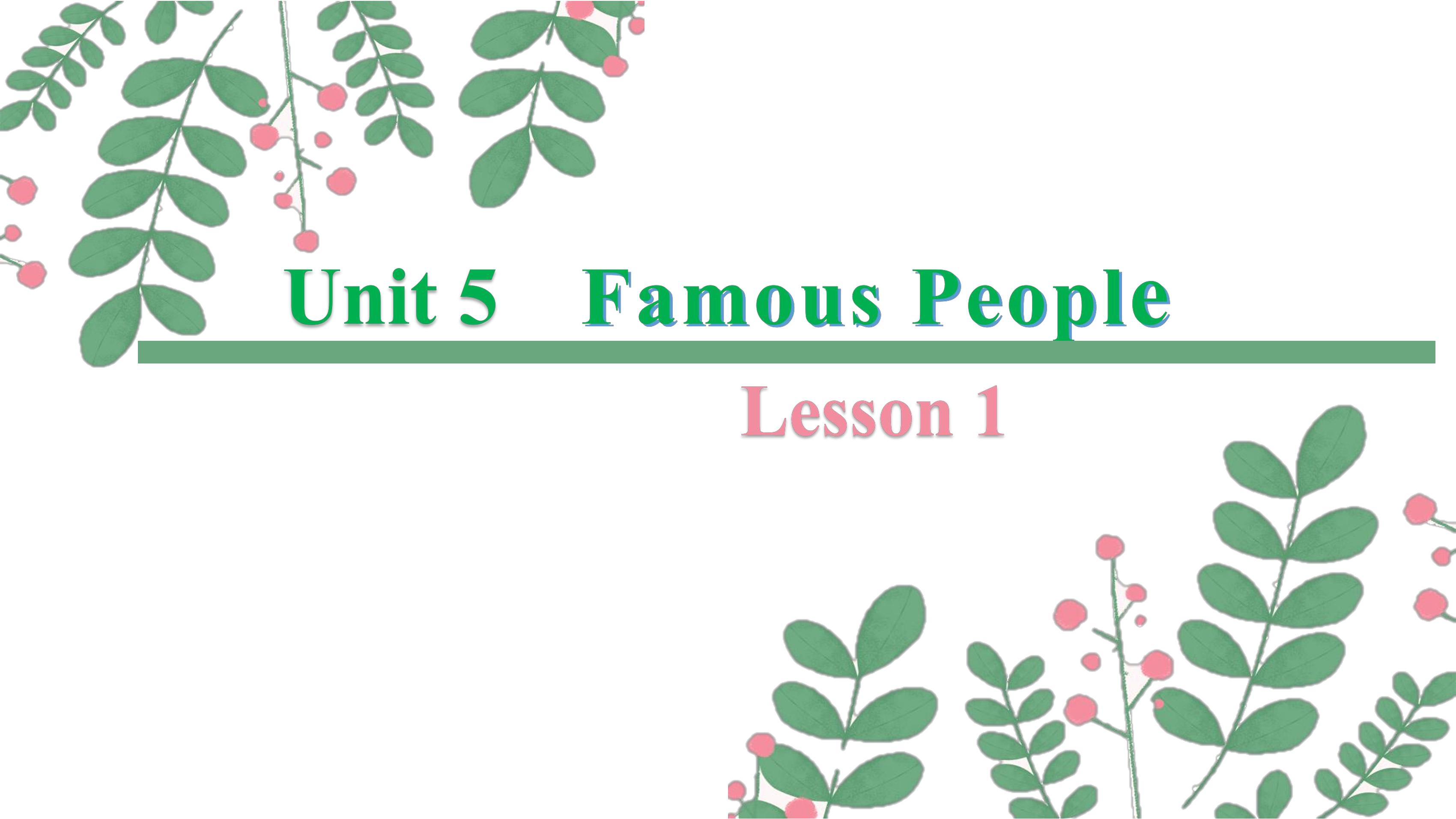【课件】6年级上册英语人教版新起点Unit 5 lesson 1 01