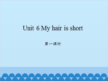 Unit 6 My hair is short 第一课时_课件1