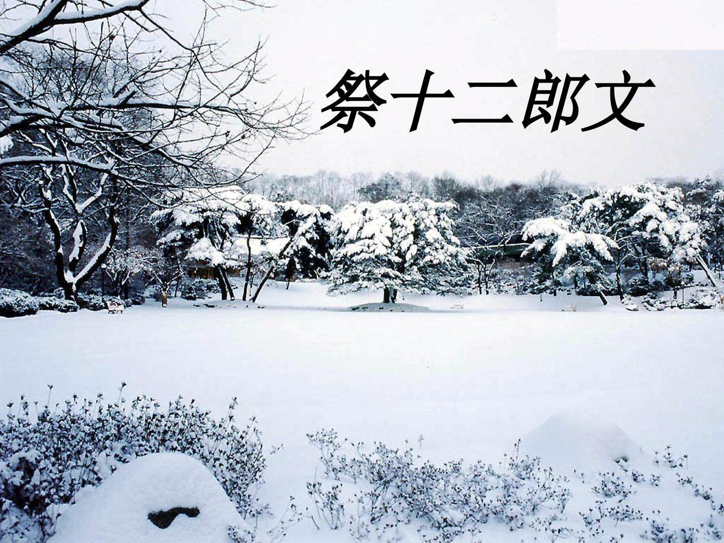 祭十二郎文_课件2