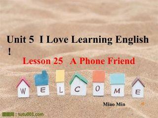 冀教版英语七下Unit5 Lesson25