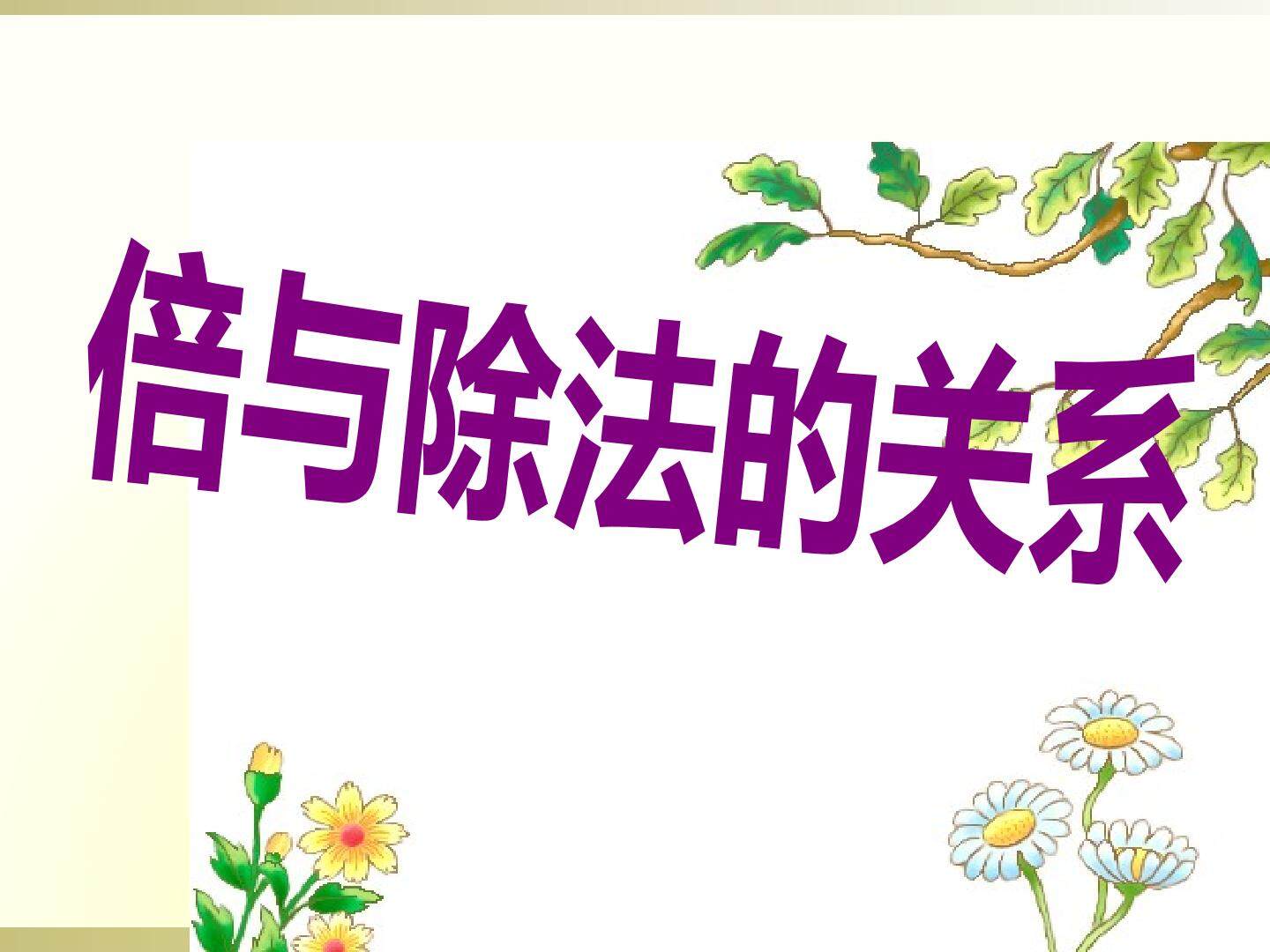 5 倍的认识