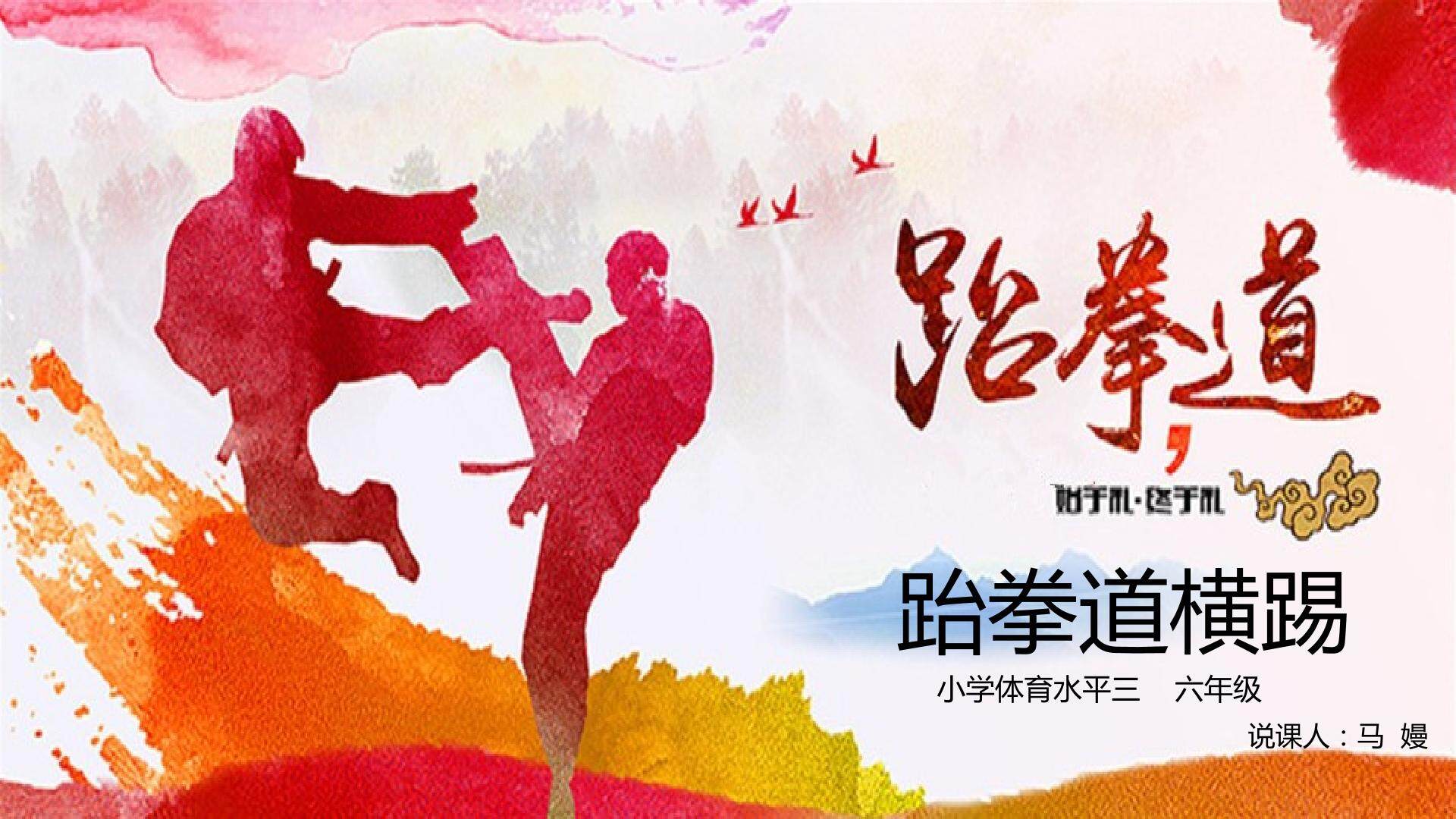 《跆拳道腿法：横踢》