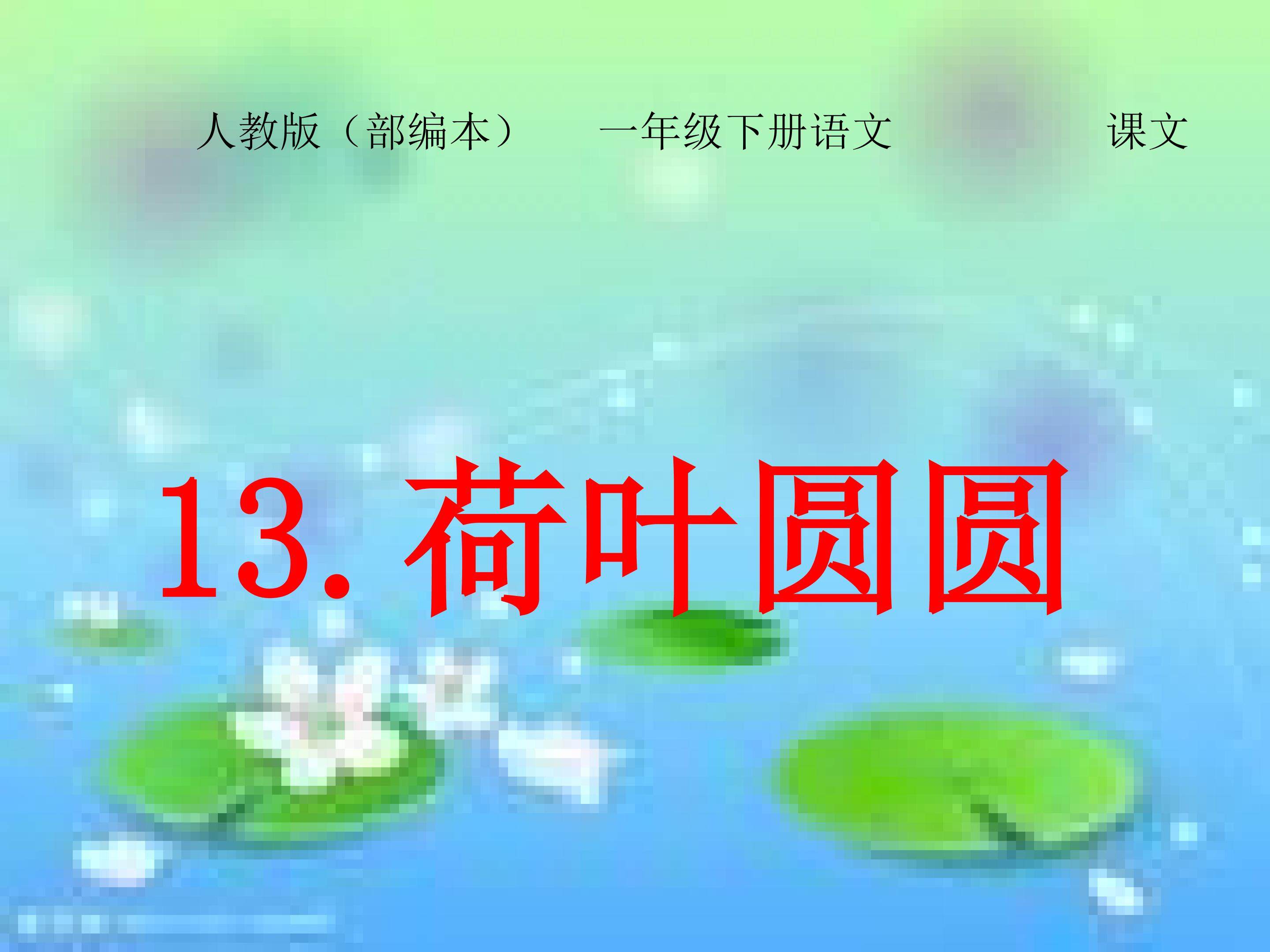 13.《荷叶圆圆》