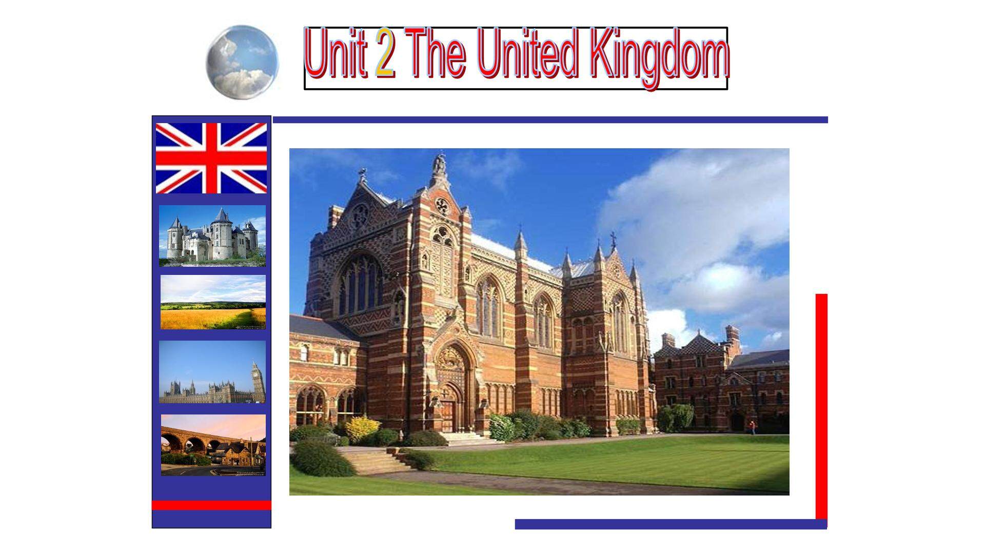 Unit 2 the United Kingdom Using language