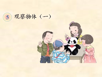 观察物体（一）课件