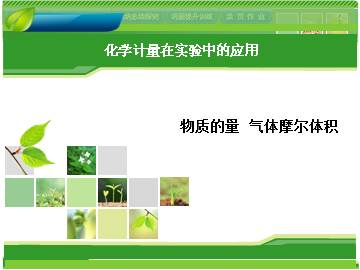 化学计量在实验中的应用_课件28
