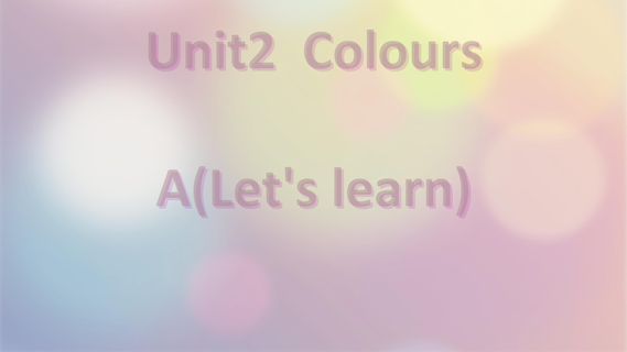 Unit2 Colours 