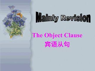 宾语从句