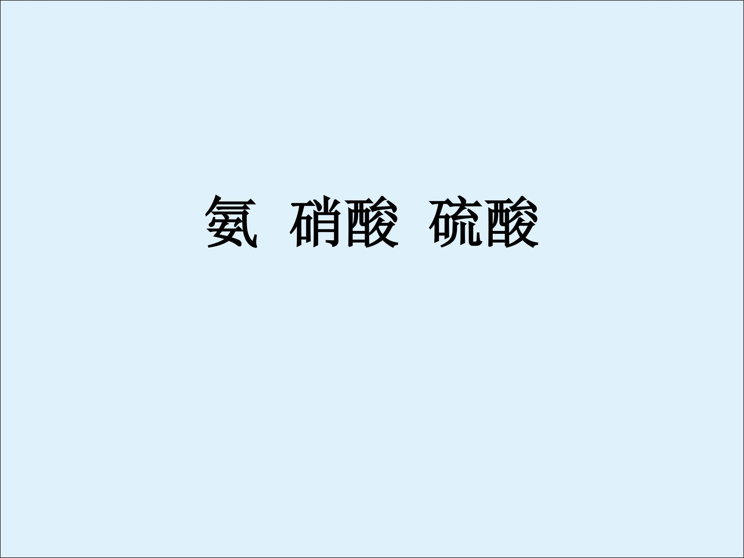 氨  硝酸  硫酸_课件10