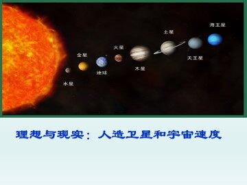 理想与现实：人造卫星和宇宙速度_课件1