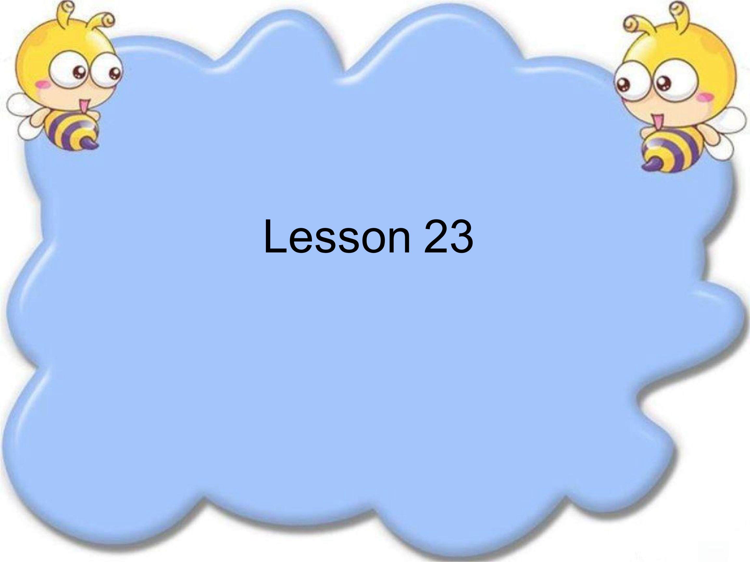 Lesson 23