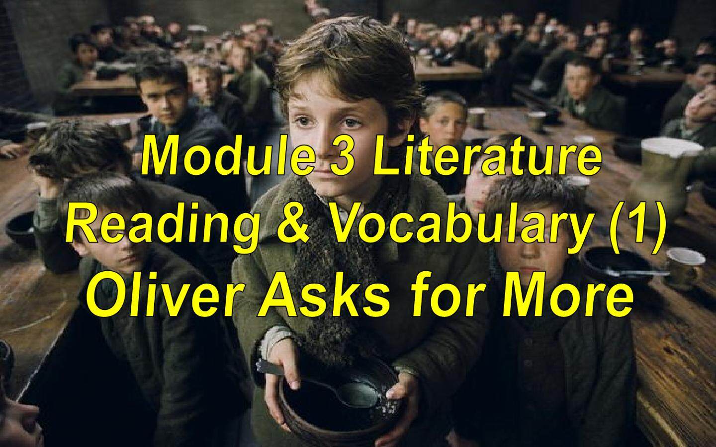 Reading and vocabulary