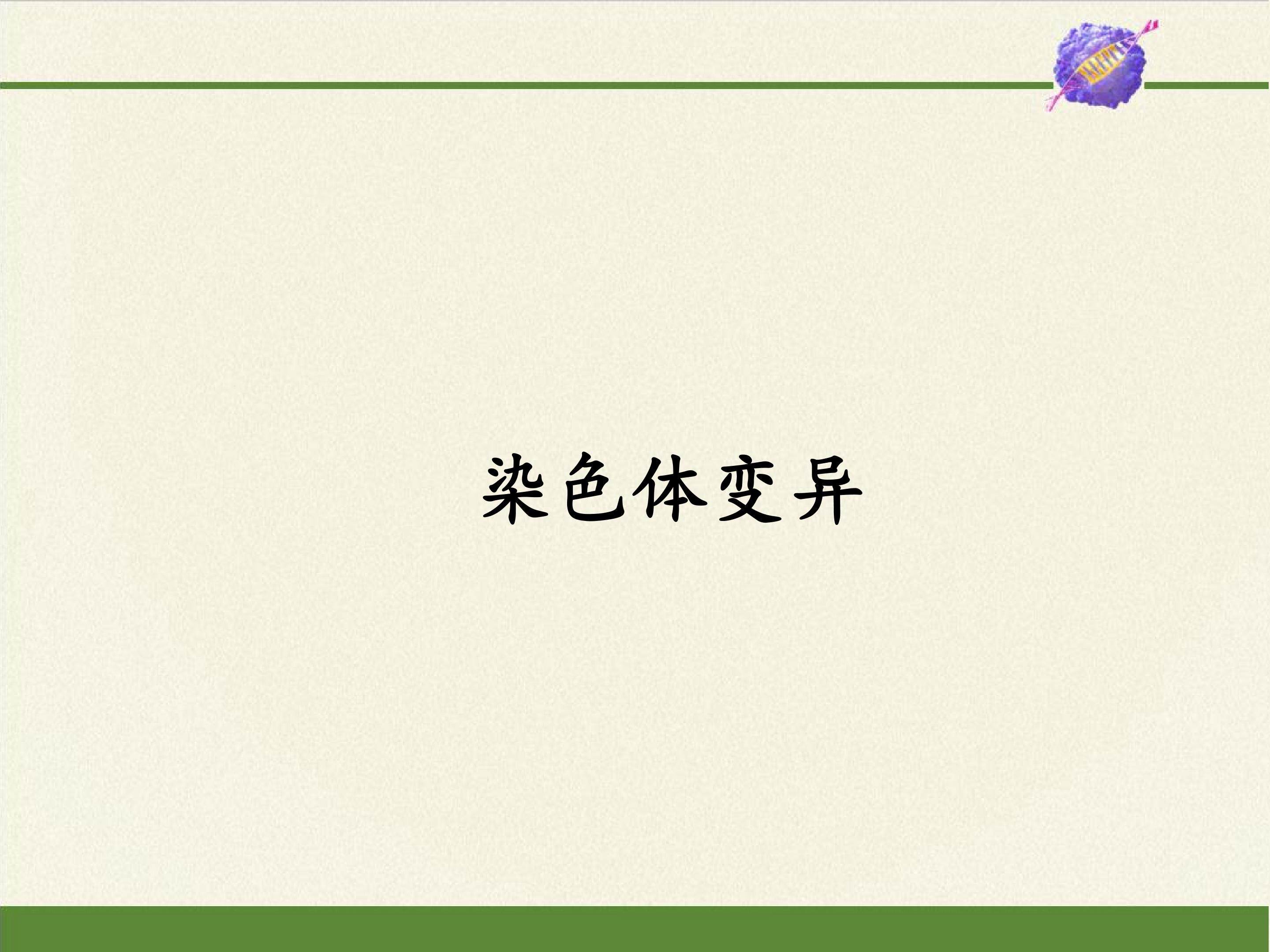 染色体变异