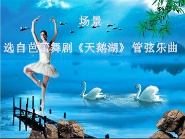 场景 选自芭蕾舞剧《天鹅湖》 管弦乐曲_课件1