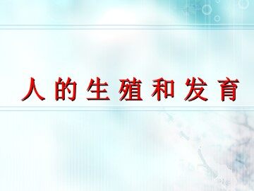 人的生殖和发育_课件1
