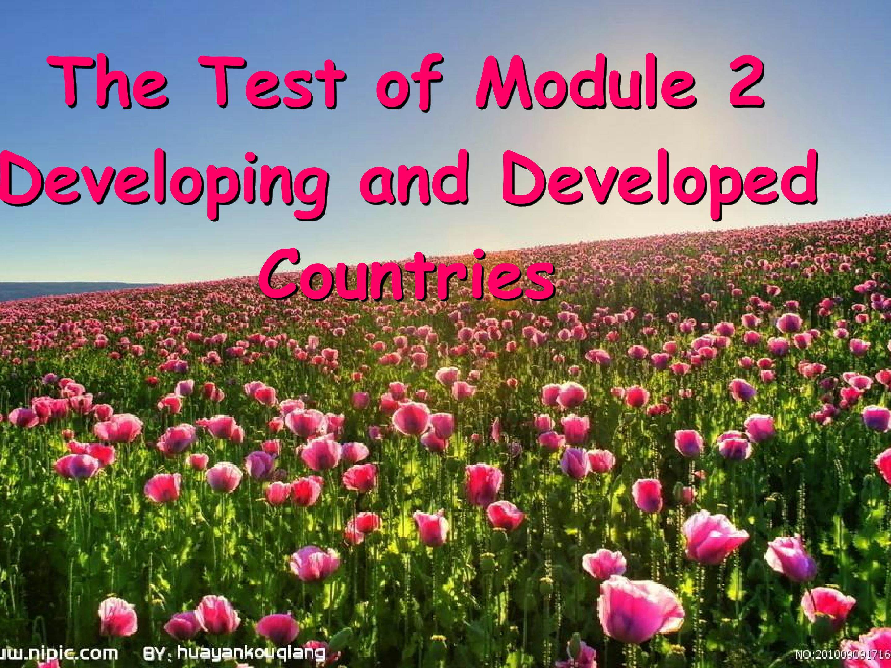 必修3Module2 习题课