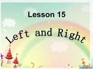 left and right