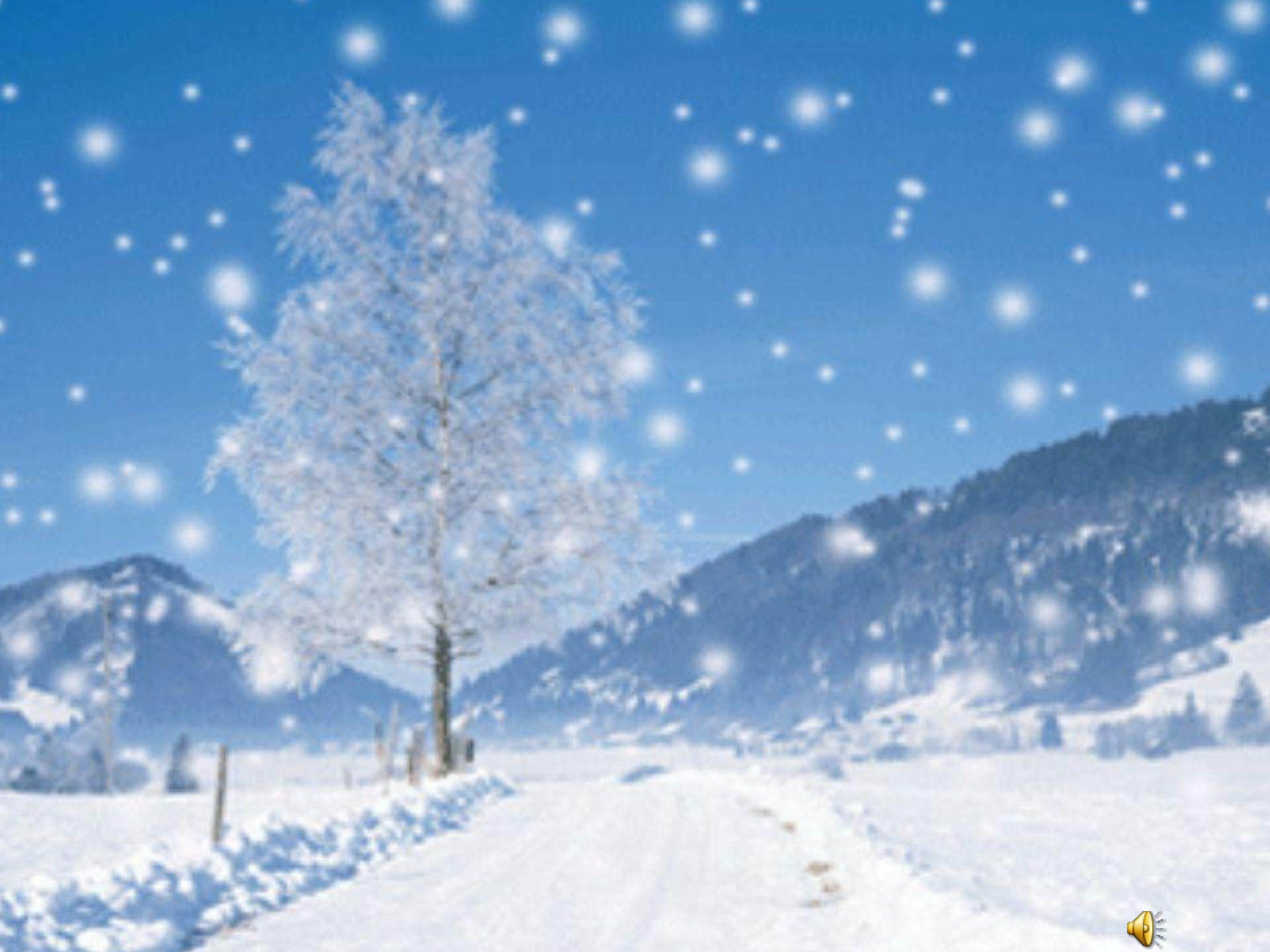 雪地里的小画家