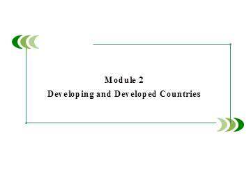 Developing and Developed Countries_课件4