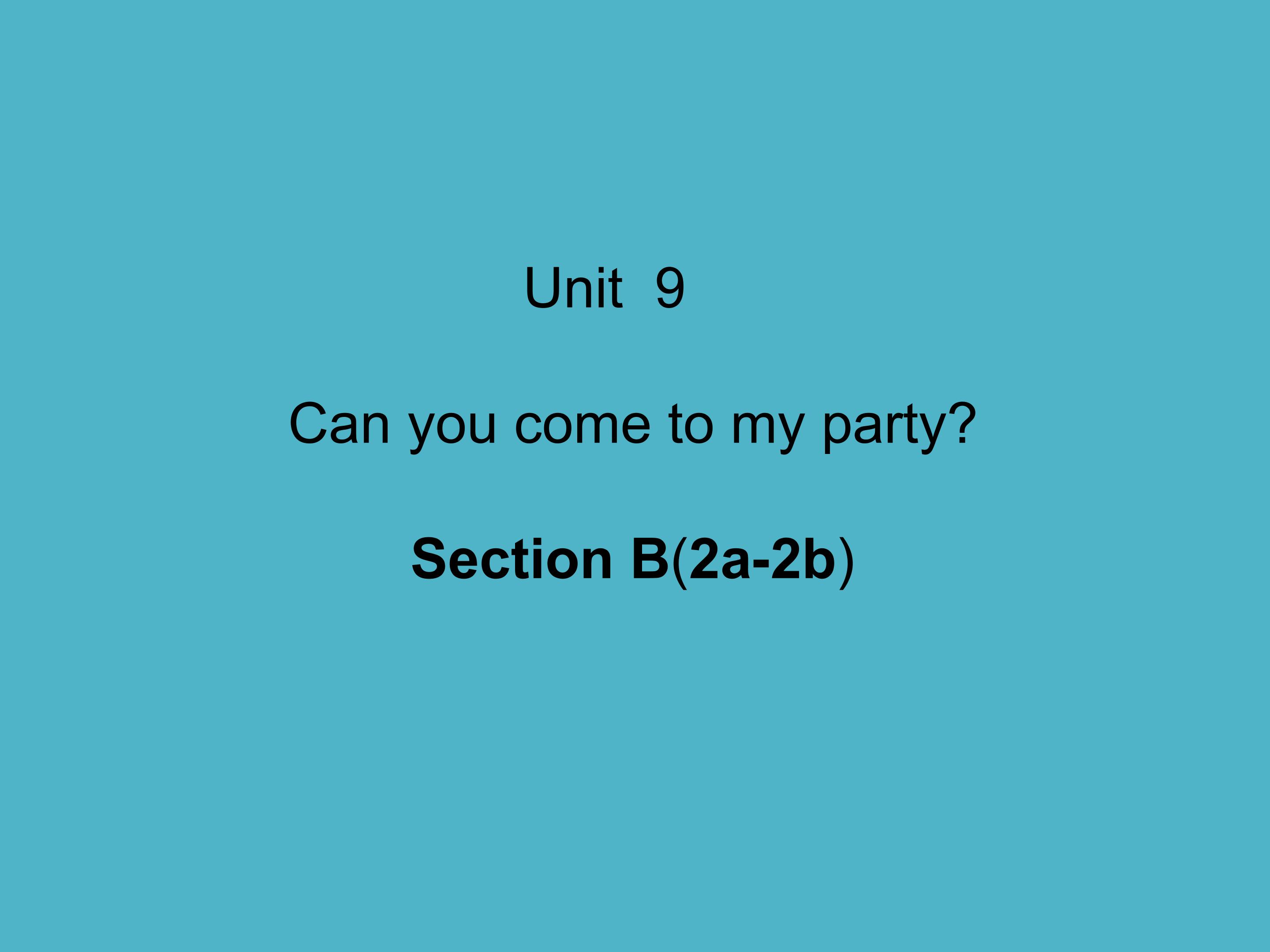 Section B_课件3