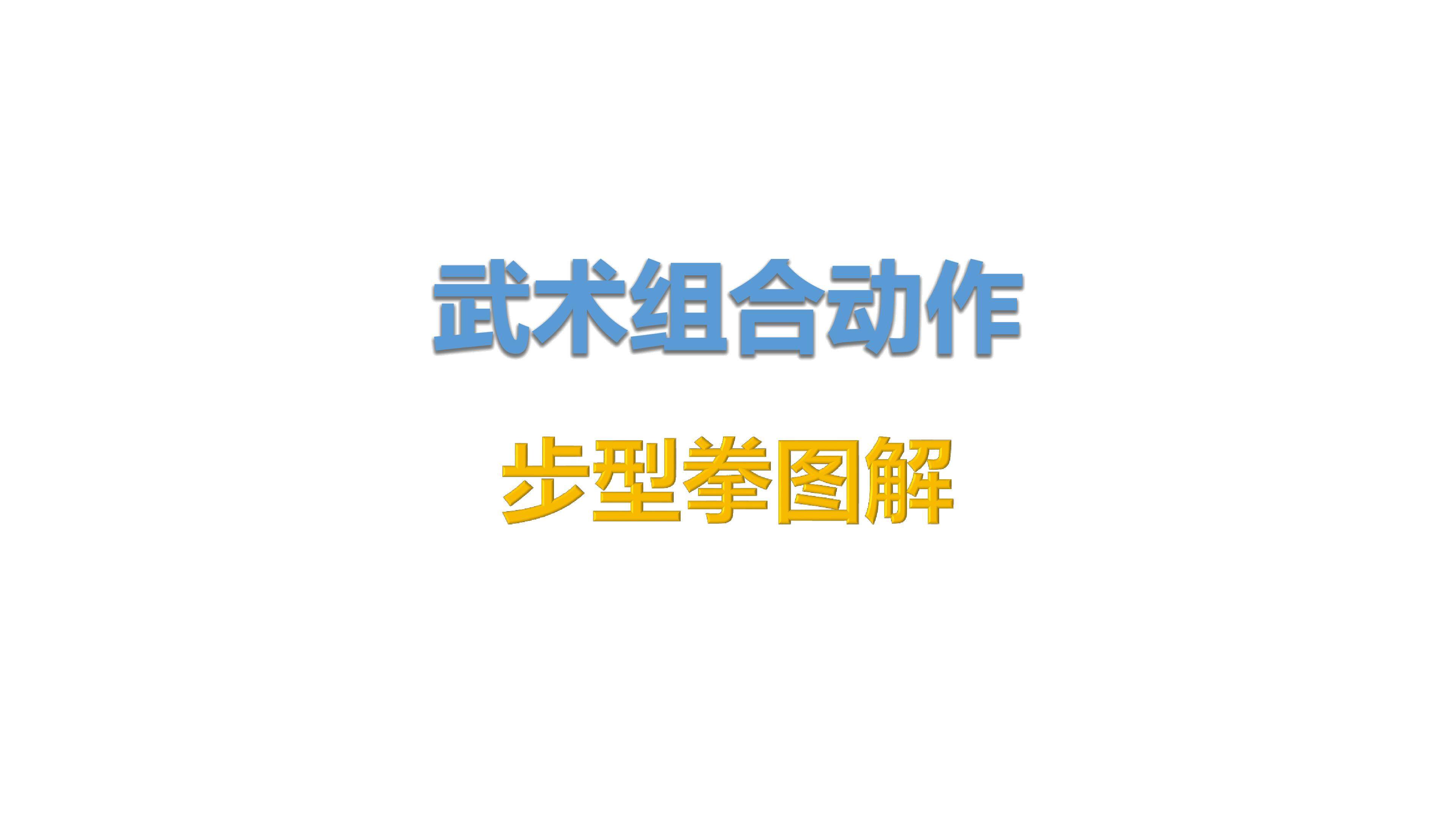 武术组合动作图解