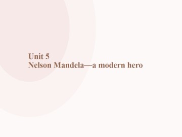 Nelson Mandela - a modern hero_课件16