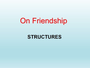 On Friendship_课件3