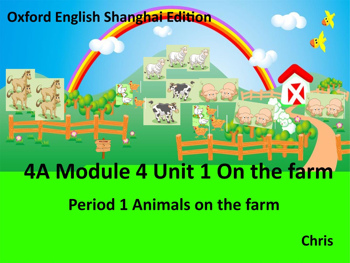 M4U1P1 Animals on the farm