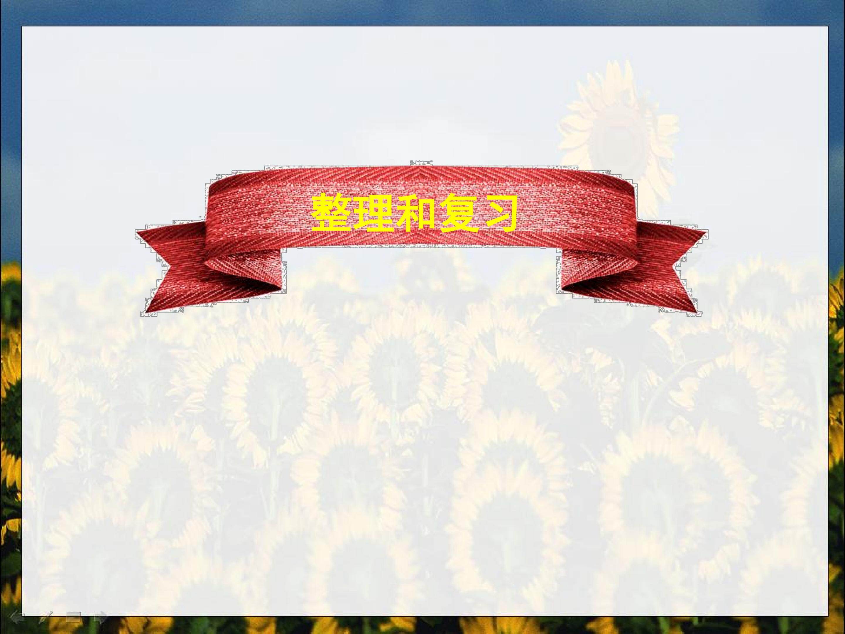 整理和复习